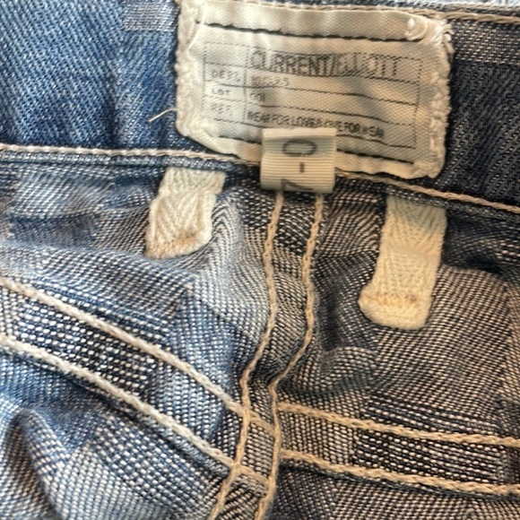 Current/Elliott The Fling in checkered denim 27‎ - Picture 10 of 12